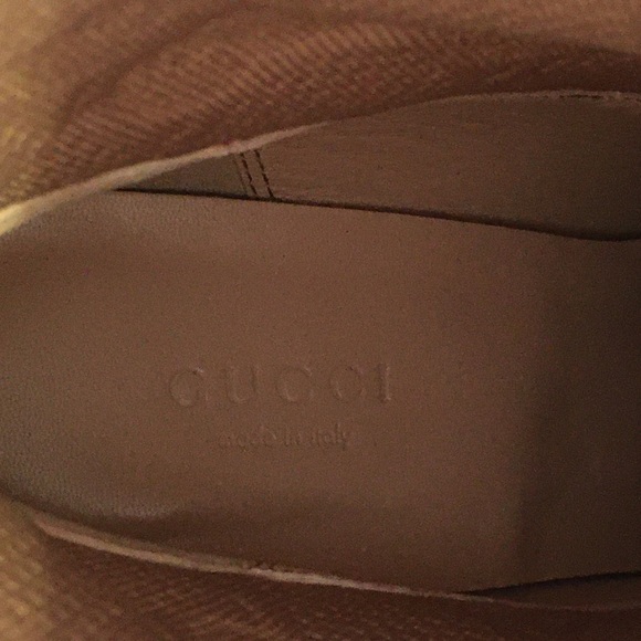 GUCCI GG KNIT ANKLE BOOT -HIGH HEEL -NUDE -WOMEN’S US 8.5 -NEW - Picture 7 of 11